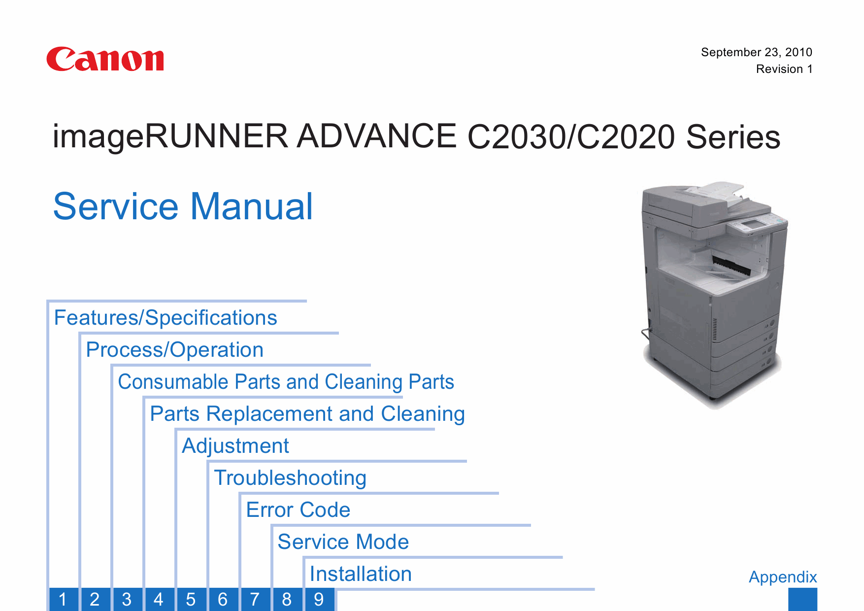 Canon imageRUNNER-iR C2020 C2025 C2030 Service Manual-1